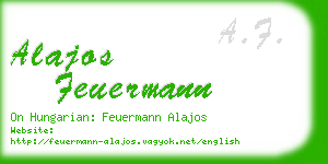alajos feuermann business card